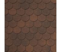 Гибкая черепица ASSISI marrone 434 Гибкая черепица ASSISI marrone 434