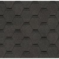 Гибкая черепица Шестигранник Серый