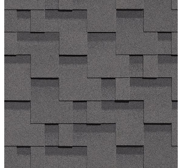 Гибкая черепица ТЕТРИС Серый от производителя  Docke по цене 612 р