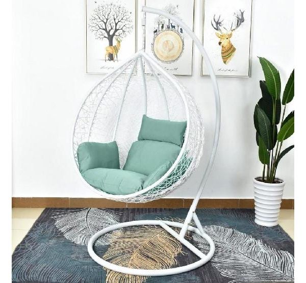 Подвесное кресло из искусственного ротанга AFM-168A-L White/Green от производителя Afina по цене 16 900 р Подвесное кресло из искусственного ротанга AFM-168A-L White/Green от производителя Afina по цене 16 900 р