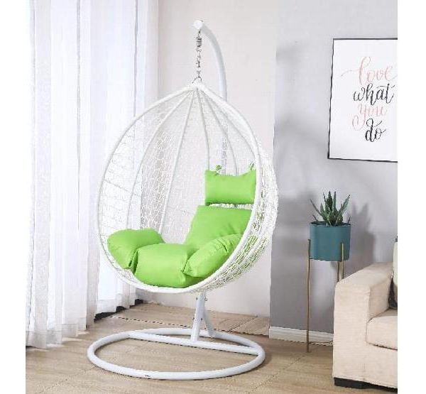 Подвесное кресло из искусственного ротанга AFM-218B White от производителя  Afina по цене 13 900 р