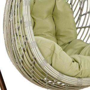 Подвесное кресло из искусственного ротанга N886-W71 White от производителя  Afina по цене 39 900 р