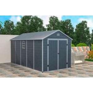 Сарай пластиковый Black Fox Modernist J 11м2 от производителя Lifetime по цене 174 000 р Сарай пластиковый Black Fox Modernist J 11м2 от производителя Lifetime по цене 174 000 р