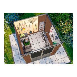 Садовое строение из ДПК Defender 7х7 (4.24 кв.м) от производителя Lifetime по цене 225 000 р Садовое строение из ДПК Defender 7х7 (4.24 кв.м) от производителя Lifetime по цене 225 000 р