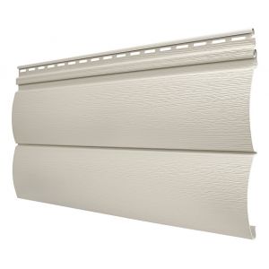 Виниловый сайдинг - Оцилиндрованный брус двойной (под бревно), Слоновая кость от производителя Tecos по цене 494 р Виниловый сайдинг - Оцилиндрованный брус двойной (под бревно), Слоновая кость от производителя Tecos по цене 494 р