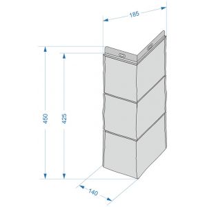 Угол наружный коллекция Fels Ржаной от производителя Docke по цене 585 р Угол наружный коллекция Fels Ржаной от производителя Docke по цене 585 р