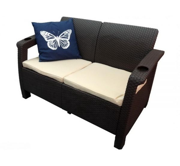 Двухместный диван Sofa Seаt Венге от производителя Мебель Yalta по цене 14 000 р Двухместный диван Sofa Seаt Венге от производителя Мебель Yalta по цене 14 000 р