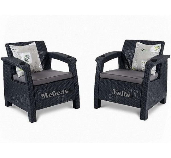 Комплект кресел Double от производителя Мебель Yalta по цене 18 000 р Комплект кресел Double от производителя Мебель Yalta по цене 18 000 р