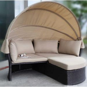 Трансформер-Диван плетеный из иск. ротанга AFM-325B Brown от производителя  Afina по цене 109 500 р