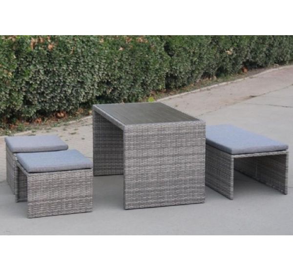 Трансформер-Диван плетеный из иск. ротанга S330G-W78 Grey от производителя  Afina по цене 59 050 р