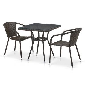Комплект плетеной мебели из иск. ротанга T282BNT/Y137C-W53 Brown 2Pcs от производителя Afina по цене 25 500 р Комплект плетеной мебели из иск. ротанга T282BNT/Y137C-W53 Brown 2Pcs от производителя Afina по цене 25 500 р