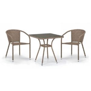Комплект плетеной мебели из иск. ротанга T282BNT/Y137C-W56 Light Brown 2Pcs от производителя Afina по цене 25 500 р Комплект плетеной мебели из иск. ротанга T282BNT/Y137C-W56 Light Brown 2Pcs от производителя Afina по цене 25 500 р