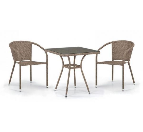 Комплект плетеной мебели из иск. ротанга T282BNT/Y137C-W56 Light Brown 2Pcs от производителя Afina по цене 25 500 р Комплект плетеной мебели из иск. ротанга T282BNT/Y137C-W56 Light Brown 2Pcs от производителя Afina по цене 25 500 р