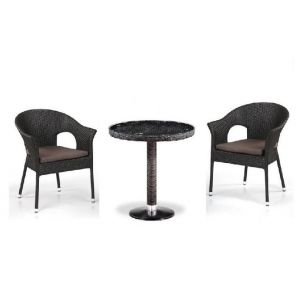 Комплект плетеной мебели из иск. ротанга T601/Y79A-W53 Brown 2Pcs от производителя  Afina по цене 39 500 р