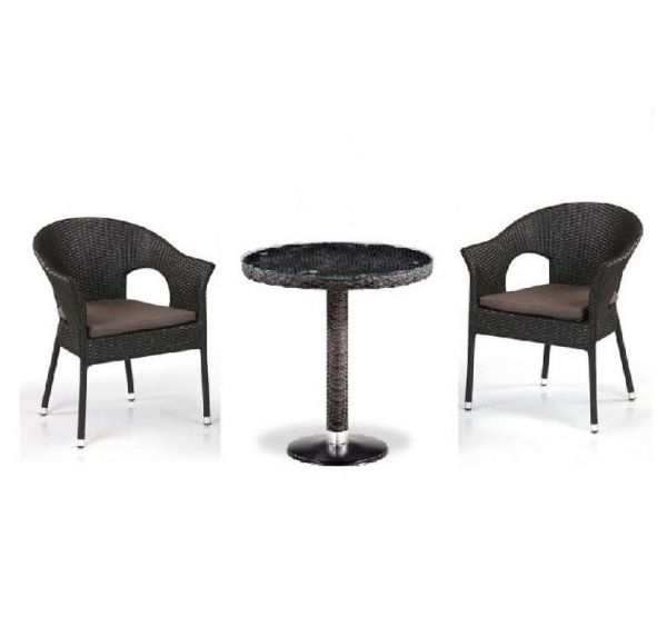 Комплект плетеной мебели из иск. ротанга T601/Y79A-W53 Brown 2Pcs от производителя  Afina по цене 39 500 р