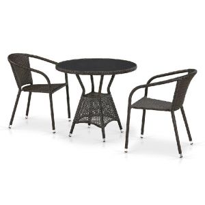Комплект плетеной мебели из иск. ротанга T707ANS/Y137C-W53 Brown 2Pcs от производителя Afina по цене 33 000 р Комплект плетеной мебели из иск. ротанга T707ANS/Y137C-W53 Brown 2Pcs от производителя Afina по цене 33 000 р