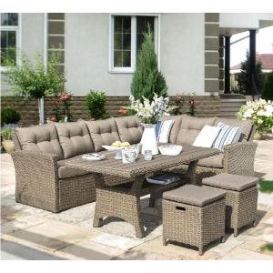 Комплект мебели плетеной из иск. ротанг AFM-307B Beige от производителя  Afina по цене 129 000 р