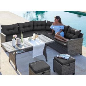 Комплект мебели плетеной из иск. ротанг AFM-307G-Grey от производителя Afina по цене 129 000 р Комплект мебели плетеной из иск. ротанг AFM-307G-Grey от производителя Afina по цене 129 000 р