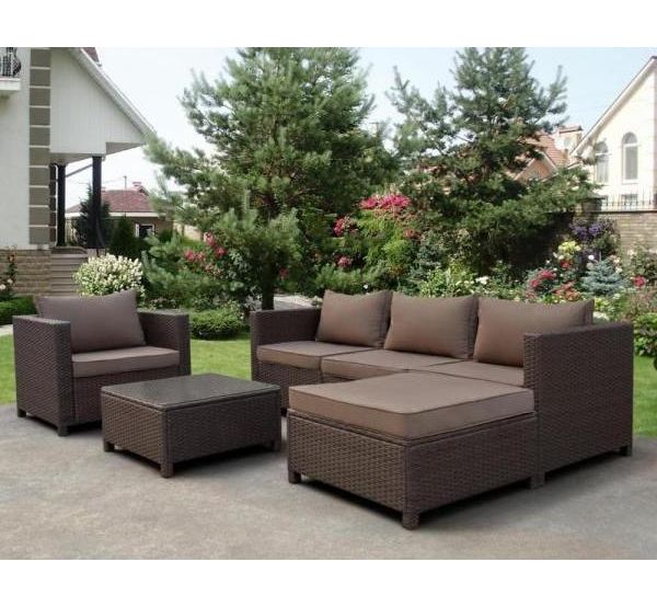 Комплект мебели плетеной из иск. ротанга YR821A Brown/Beige от производителя Afina по цене 119 000 р Комплект мебели плетеной из иск. ротанга YR821A Brown/Beige от производителя Afina по цене 119 000 р