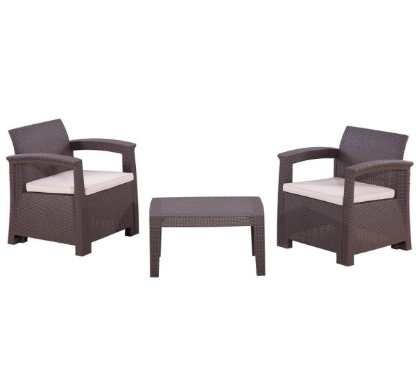 Кресла RATTAN Comfort 3 Венге. Подушки бежевые. от производителя Rattan по цене 25 000 р Кресла RATTAN Comfort 3 Венге. Подушки бежевые. от производителя Rattan по цене 25 000 р