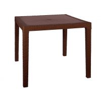 Стол квадратный FIJI Quatro Table Коричневый Стол квадратный FIJI Quatro Table Коричневый