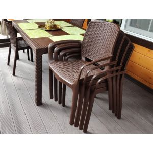 Стул с подлокотниками JERSEY Коричневый от производителя Мебель Yalta по цене 3 300 р Стул с подлокотниками JERSEY Коричневый от производителя Мебель Yalta по цене 3 300 р