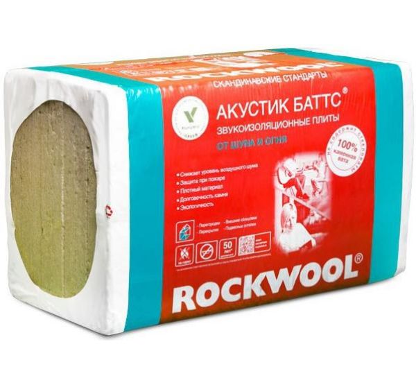 Утеплитель Акустик Баттс 50X600X1000 от производителя Rockwool по цене 1 800 р Утеплитель Акустик Баттс 50X600X1000 от производителя Rockwool по цене 1 800 р