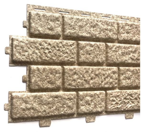 Фасадные панели Кирпичная кладка Шампань от производителя Tecos по цене 320 р Фасадные панели Кирпичная кладка Шампань от производителя Tecos по цене 320 р
