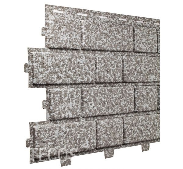 Фасадные панели Кирпичная кладка Silver Melange (Сильвер Меланж) от производителя Tecos по цене 320 р Фасадные панели Кирпичная кладка Silver Melange (Сильвер Меланж) от производителя Tecos по цене 320 р