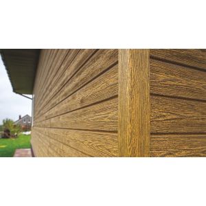 Фасадная панель Хокла Винтаж - Охра от производителя  Ю-Пласт по цене 0 р