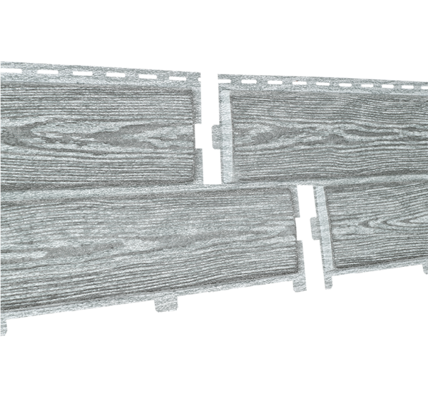 Фасадная панель Хокла Винтаж - Пепел от производителя  Ю-Пласт по цене 424 р