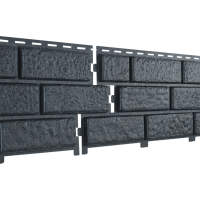 Фасадная панель Стоун Хаус - Кирпич Графит