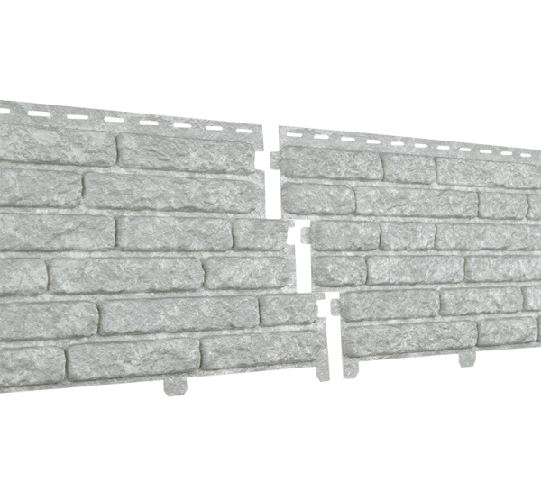 Фасадная панель Стоун Хаус Кварцит - Светло-Серый от производителя Ю-Пласт по цене 402 р Фасадная панель Стоун Хаус Кварцит - Светло-Серый от производителя Ю-Пласт по цене 402 р