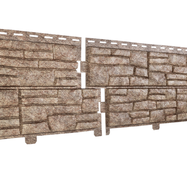 Фасадная панель Стоун Хаус Сланец Бурый от производителя Ю-Пласт по цене 361 р Фасадная панель Стоун Хаус Сланец Бурый от производителя Ю-Пласт по цене 361 р