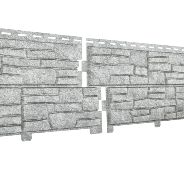 Фасадная панель Стоун Хаус Сланец Светло серый от производителя Ю-Пласт по цене 361 р Фасадная панель Стоун Хаус Сланец Светло серый от производителя Ю-Пласт по цене 361 р