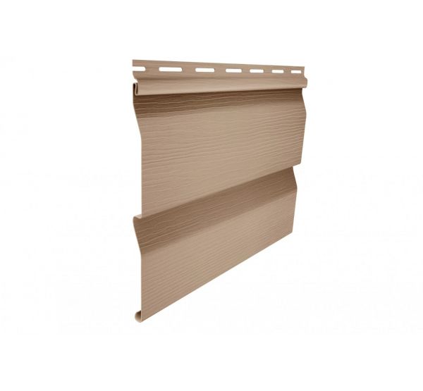 Виниловый сайдинг , Корабельный брус Бежевый от производителя  Ю-Пласт по цене 297 р