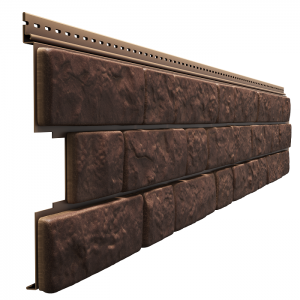 Фасадные панели - серия LUX BERGART под камень Кедровый орех от производителя Docke по цене 402 р Фасадные панели - серия LUX BERGART под камень Кедровый орех от производителя Docke по цене 402 р