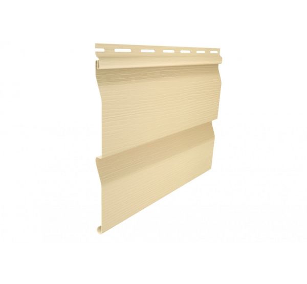 Виниловый сайдинг , Корабельный брус  Ванильный от производителя  Ю-Пласт по цене 297 р