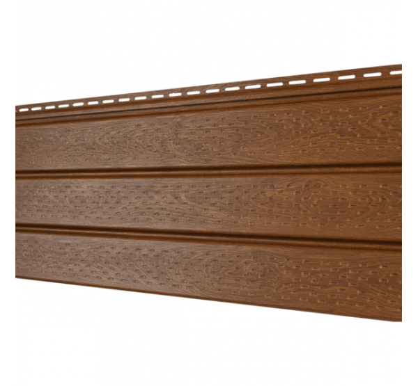 Софит с полной перфорацией Дуб Золотой от производителя  Ю-Пласт по цене 698 р