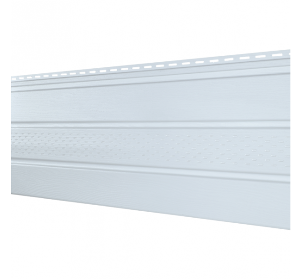 Софит Классический, перфорация по центру Белый от производителя Ю-Пласт по цене 597 р Софит Классический, перфорация по центру Белый от производителя Ю-Пласт по цене 597 р