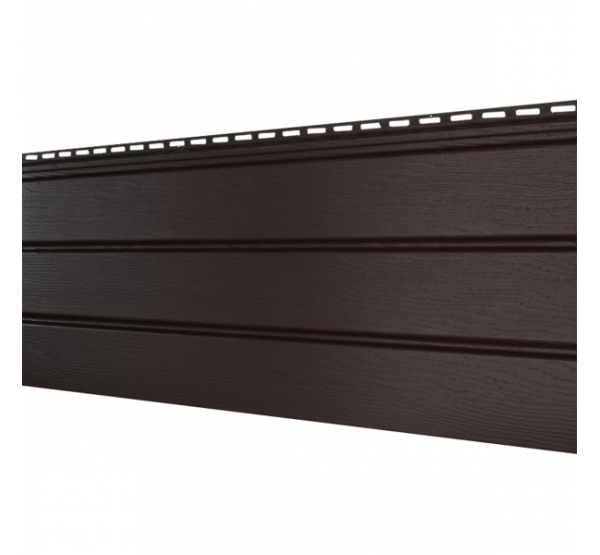 Софит Классический, без перфорации Коричневый от производителя  Ю-Пласт по цене 597 р