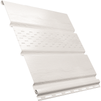 Софит перфорация по центру Белый