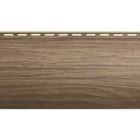 Виниловый сайдинг, Люкс Blockhouse BH-01 Орех Виниловый сайдинг, Люкс Blockhouse BH-01 Орех