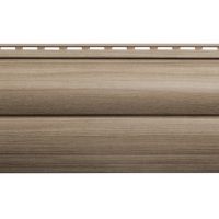 Виниловый сайдинг, Люкс Blockhouse Bh-03 Орех Виниловый сайдинг, Люкс Blockhouse Bh-03 Орех