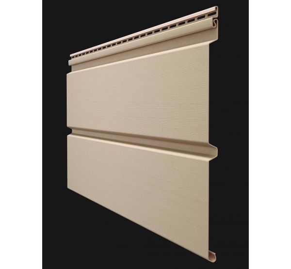 Виниловый сайдинг - серия PREMIUM Брус D6S Крем-брюле от производителя Docke по цене 540 р Виниловый сайдинг - серия PREMIUM Брус D6S Крем-брюле от производителя Docke по цене 540 р