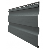 Виниловый сайдинг - серия PREMIUM D4,5D,(Корабельный брус) Графит Виниловый сайдинг - серия PREMIUM D4,5D,(Корабельный брус) Графит