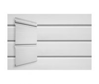 Виниловый сайдинг Double-Брус - Белый Виниловый сайдинг Double-Брус - Белый