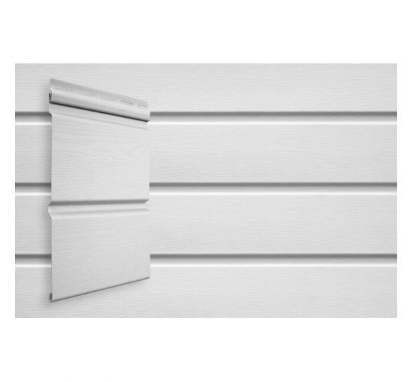 Виниловый сайдинг Double-Брус - Белый от производителя Grand Line по цене 459 р Виниловый сайдинг Double-Брус - Белый от производителя Grand Line по цене 459 р