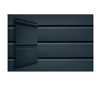 Виниловый сайдинг Double-Брус - Графит Виниловый сайдинг Double-Брус - Графит