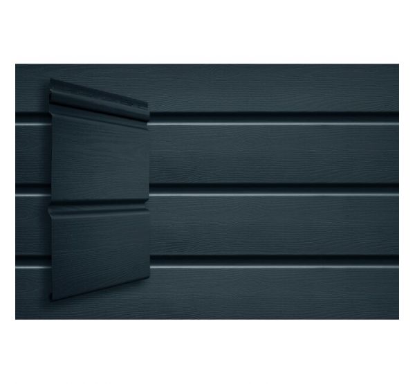 Виниловый сайдинг Double-Брус - Графит от производителя  Grand Line по цене 668 р